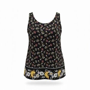 Premise sleevless floral blouse sleeveless.